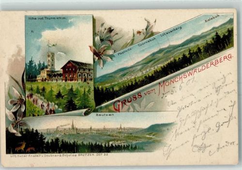 Wilthen 1901 Mönchwalderberg Turm
