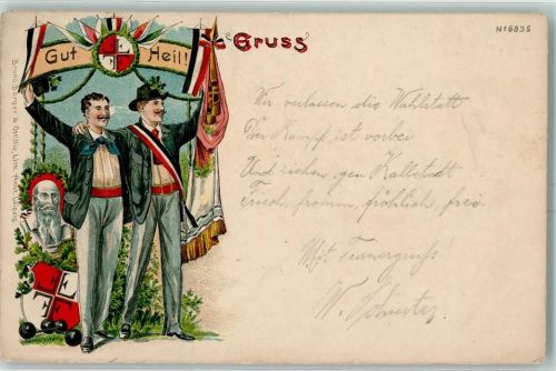 1903 Gut Heil Verlag Bruno Bürger u. Ottillie 6835 AK