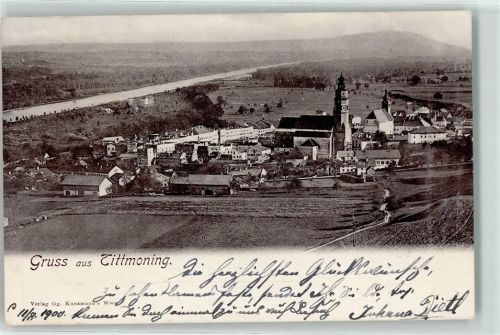 Tittmoning 1900 Stadtpfarrkirche St. Laurentius