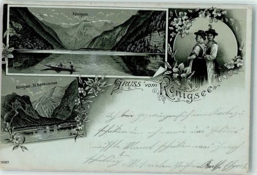 Königssee St. Bartholomae Konigssee Tracht