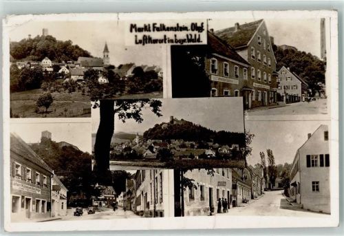 Falkenstein Burg Falkenstein Dorfstraße Foto-AK