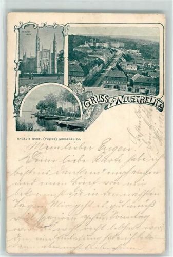 Neustrelitz 1900 Schloßkirche
