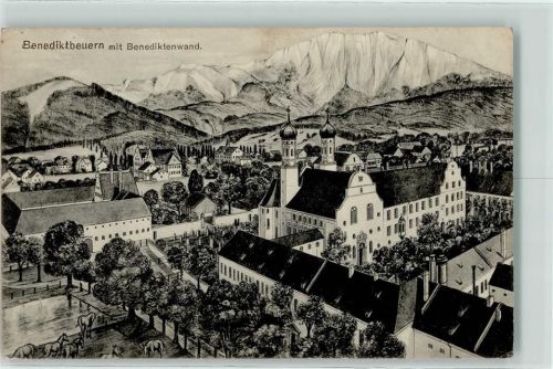 Benediktbeuern 1917 Kloster Benediktbeuern Benediktenwand