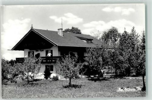 Bad Heilbrunn Pension Haus Enzian Garten Ort lt. Fotograf