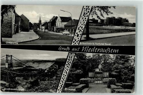 Niederaußem Großraumbagger Ehrenmal Briketfabrik Fortuna Nord