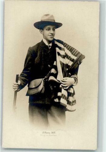 1905 Alfons XIII König von Spanien AK