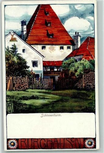 Burghausen Schinnerlturm sign