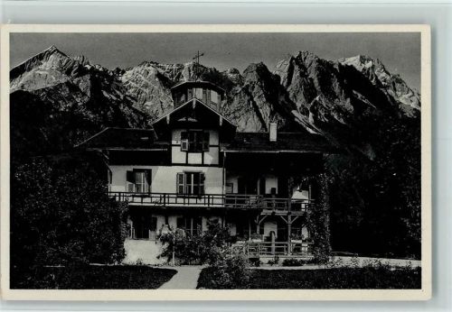 Partenkirchen 1937 Haus Viktoria , Wettersteinstr. 34 AK