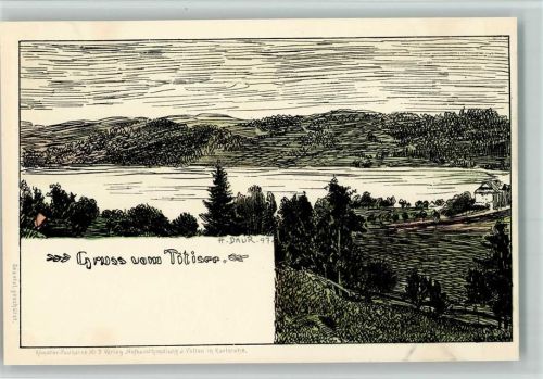 Titisee Velten Künstlerkarte Nr. 9 AK Top Erhaltung