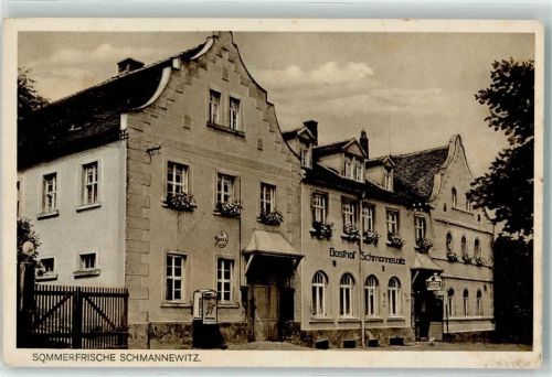 Schmannewitz Gasthaus Bes Karl Bauch Shell-Tankstelle