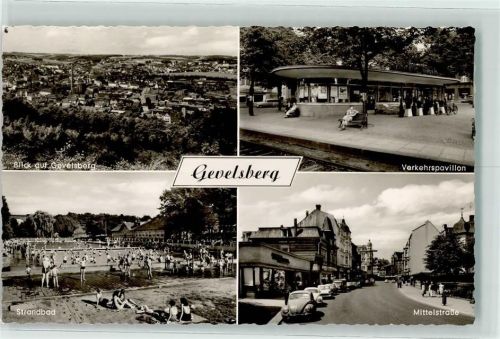 Gevelsberg Schwimmbad Verkehrspavillion Mittelstraße VW-Käfer