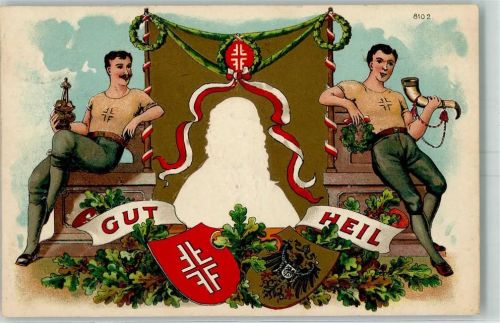 1908 Gut Heil Verlag Bruno Bürger u. Ottillie Nr. 8102 AK