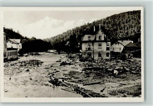 Bad Gottleuba Stadthäuser, hochwasserkatastrophe 1927, gute Erhaltung AK