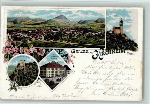 Kirchheim 1904 Gruss aus - Litho, Gebr. Metz 4923 AK