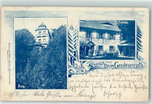 Burggaillenreuth 1909 Burg Gailenhausen Forsthaus