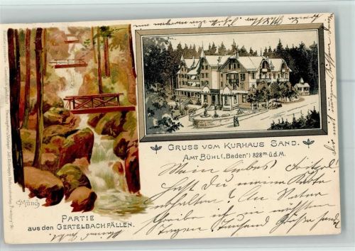 Hundseck Verlag Echlepp Wasserfall Kurhaus Sand