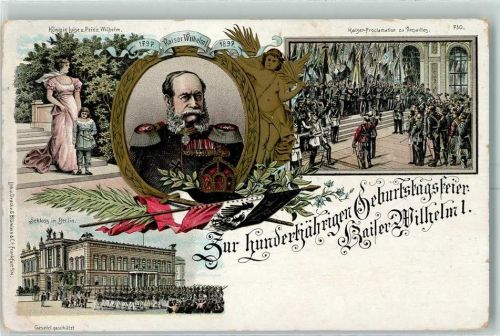 Berlin Mitte 1897 100. Geburtstag AK