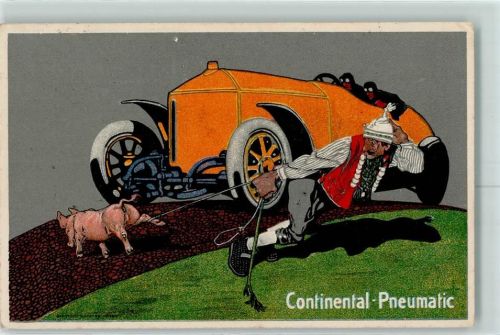 1916 Automobil Schwein AK