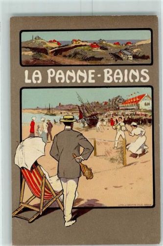 De Panne 1910 Bains