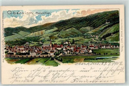 Oberkirch 1902 Künstlerkarte Nr 709