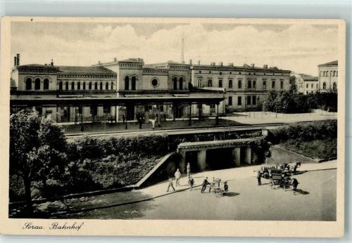 Sorau Bahnhof Stempel WK II