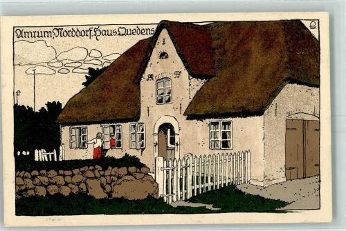Norddorf Haus Quedens sign