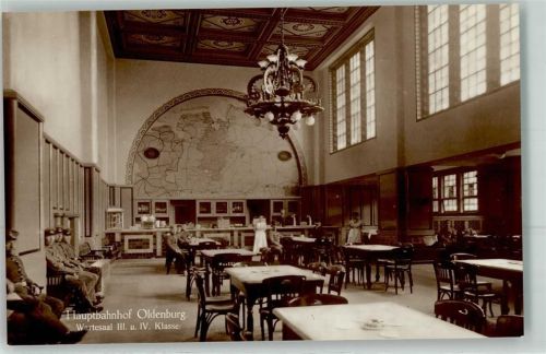 Oldenburg Hauptbahnhof Wartesaal II. u. IV. Klasse