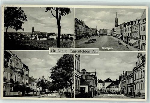 Eggenfelden Bahnhofstraße Stadtplatz Brunnen
