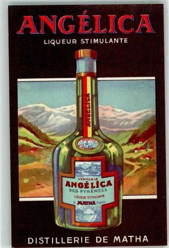 1947 Angelica Loquer Distillrerie de Matha AK