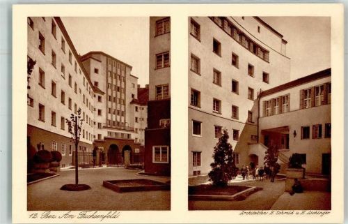 Wien Am Fuchsenfeld Wohnhaus der Gemeinde