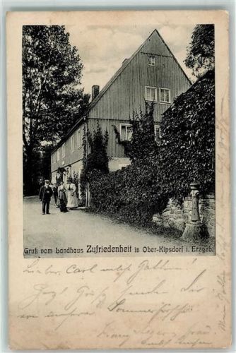 Kipsdorf 1910 Ober-Kipsdorf Landhaus Zufriedenheit