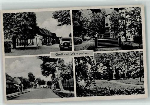 Werneuchen Kriegerdenkmal Dorfstraße Waldweg Mercedes-LKW