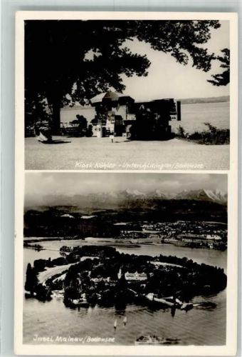 Unteruhldingen Kiosk Köhler Fliegeraufnahme Insel Mainau