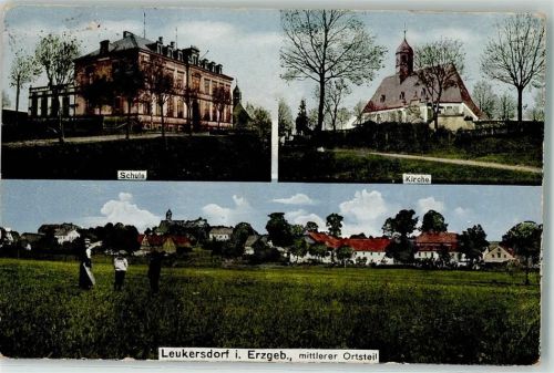 Leukersdorf Schule Kirche