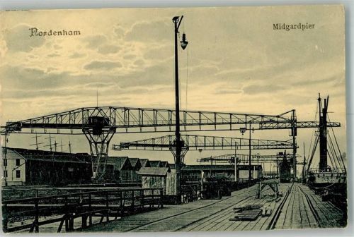Nordenham Midgardpier Verladekran