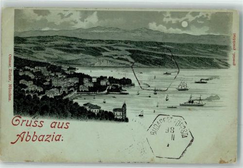 Opatija 1898 Bucht
