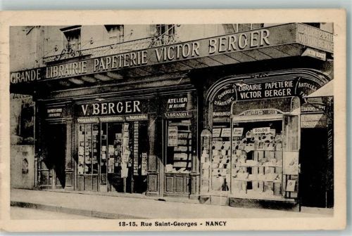 Nancy Rue Saint-Georges Geschäft V. Berger Papeterie
