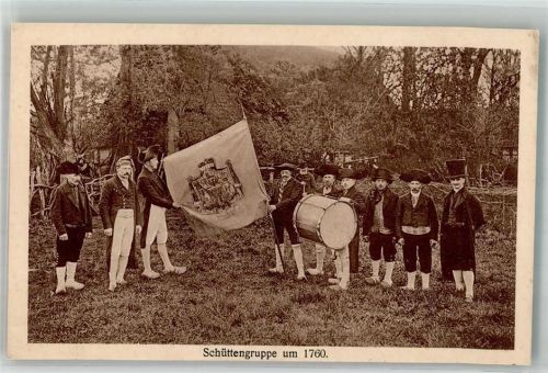 Gehrde 1924 400 jähriges Jubelschützenfest 1924 Kirchspiel Schüttengruppe um 1760