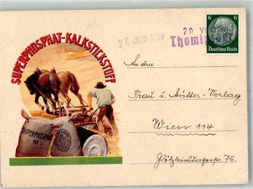 1939 Superphosphat Kalkstickstoff Landwirtschaft