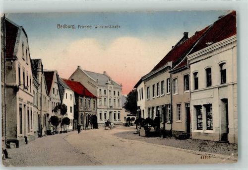 Bedburg 1919 Friedrich Wilhelm Straße Stempel Army Post Office Feldpost