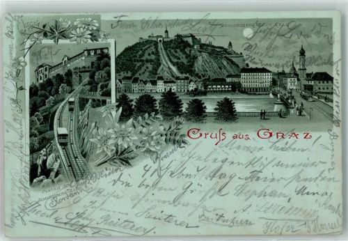 Graz 1899 Schlossbeg Bahn