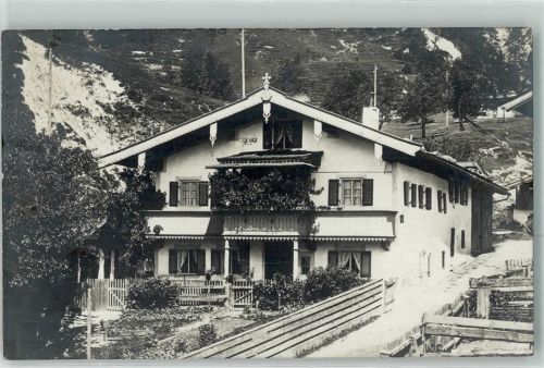 83246 W8218 Unterwössen 1910 Privatfoto AK Haus Meierle Ort lt. Stempel