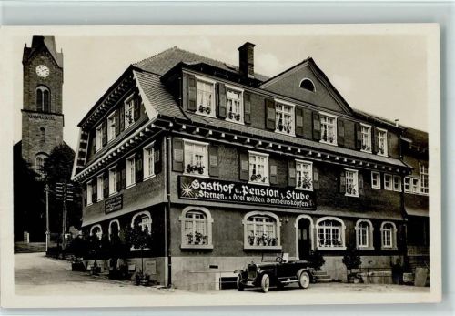 Oberharmersbach 1938 Gasthaus zur Stube , Auto, gute Erhaltung AK