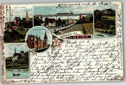Weida Wiedenkirchen-Ruine Kirche zu Veitsberg Schloss Osterburg Alprose