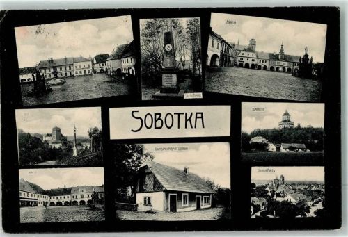 Sobotka 1908 Kriegerdenkmal Kost Humprecht