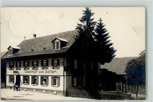 Calw Gasthof zum Adler Ort lt. Stempel Landpost Grunbach über Calw