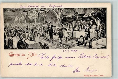 Köln Stadt 1900 Karneval