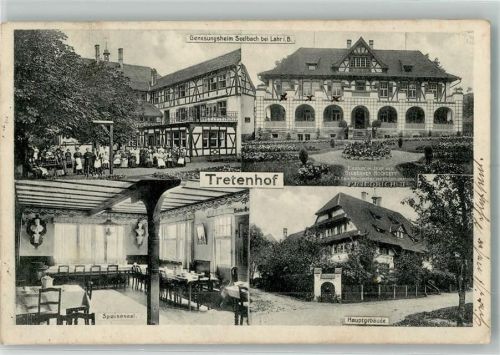 Seelbach 1927 Gasthaus Kurhaus Genesungseim Tretenhof