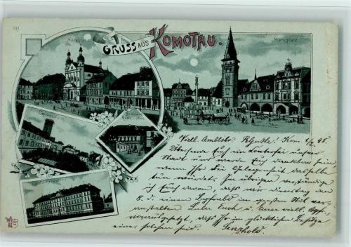 Chomutov 1898 Gruss aus - gute Erhaltung AK