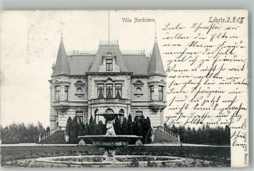 Lehrte 1905 Pension Villa Nordstern